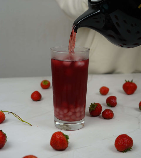 Erdbeer Bubble Tea