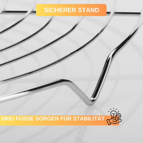 Kuchenauskühler - Abkühlgitter - Ø 32 cm - stabil & verchromt