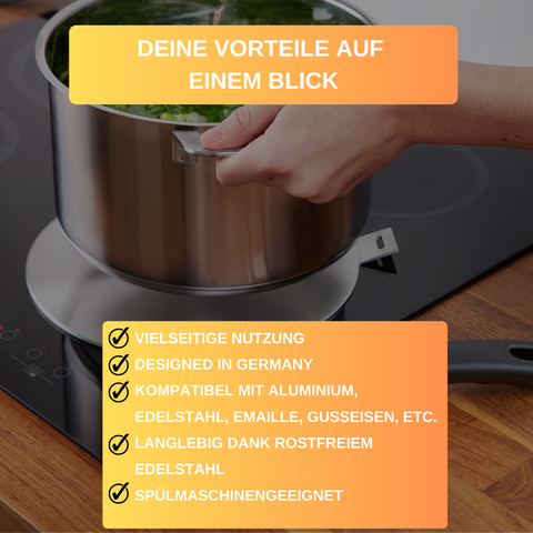 Induktionskochplatte Adapter