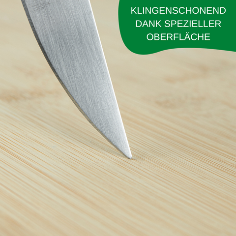 Schneidebrett mit Auffangschale