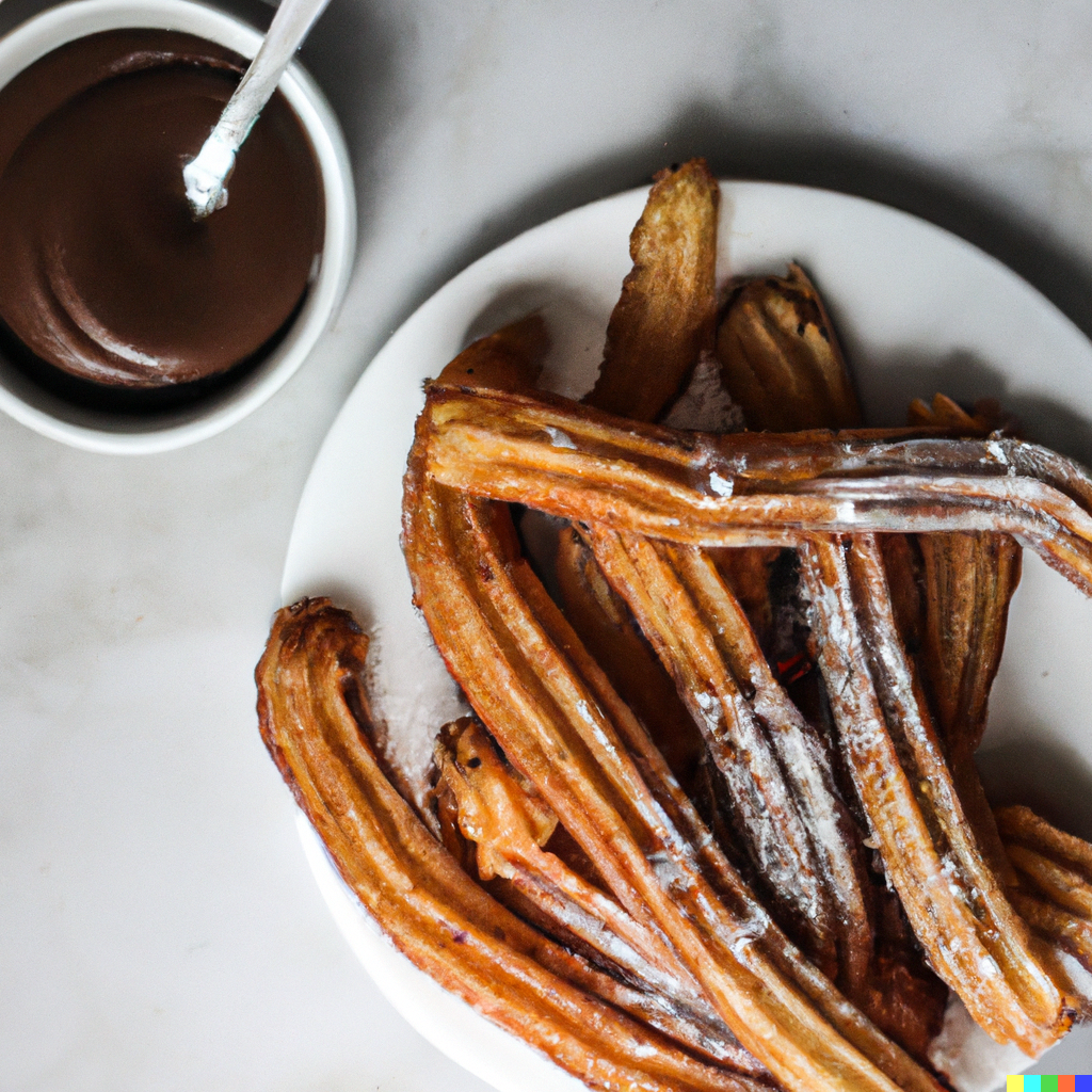 Churros mit Schokoladen-Dip - Knusprige Teigstangen zum Dippen – Thiru Churros mit Schokoladen-Dip - Knusprige Teigstangen zum Dippen – Thiru