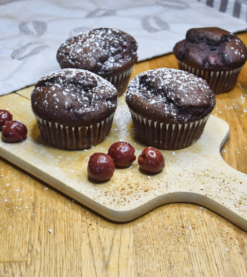 Schoko-Kirsch-Muffins