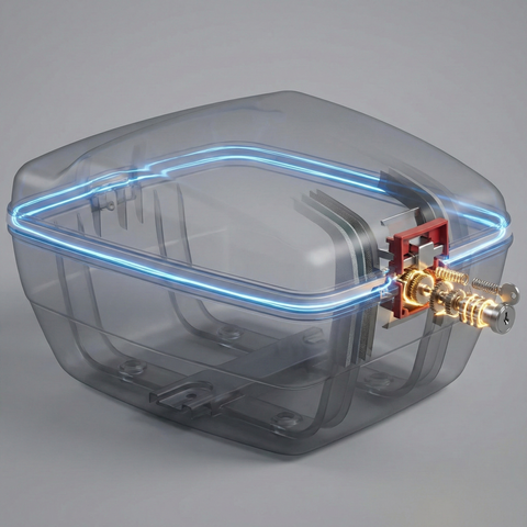 Touring-Tresor 14 L – abschließbarer Fahrradkoffer, wasserdicht, für Gepäckträger