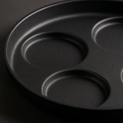 Lieblingspfanne Spiegeleipfanne - Pfannekuchen 26 cm – Liwanzenpfanne aus Aluminium-Guss, Antihaft-Beschichtung, Thermoboden 8–9 mm, wackelfreier Griff – für Induktion, Gas, Elektro & Glaskeramik – handgegossen