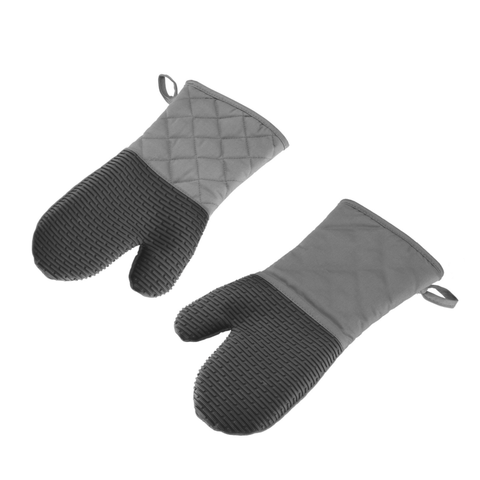 Thiru Ofenhandschuhe 2er Set – hitzebeständig, rutschfester Halt, sicher für Backofen & Kochgeschirr