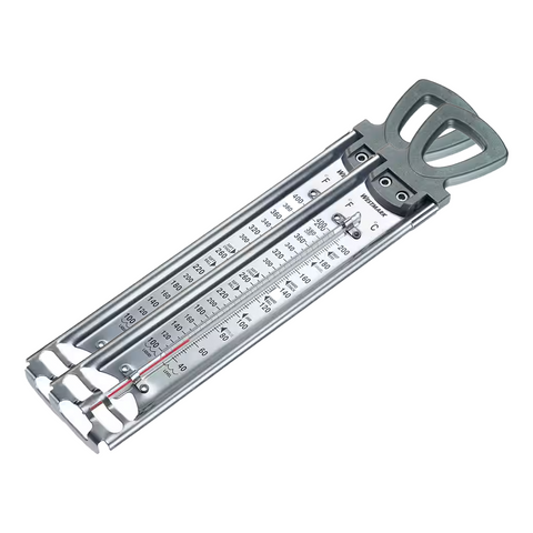 Thiru Kochthermometer – Zucker-Thermometer aus Edelstahl, 40-200 °C, quecksilberfrei
