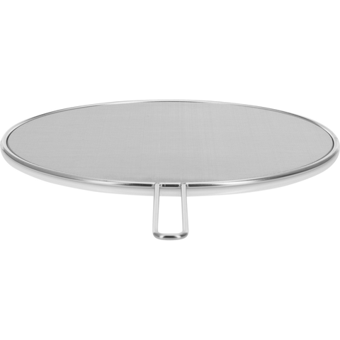 Thiru Spritzschutzdeckel ø 30 cm aus rostfreiem Edelstahl und engmaschigem Netz
