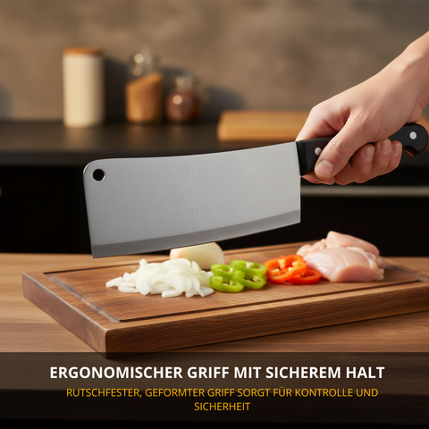 Thiru Fleischmesser Küchenbeil zum einfachen Zerlegen großer Fleischstücke