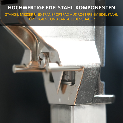 Dosenöffnermaschine „Sieger Clou 30“ – Profi-Tischgerät für Dosen bis 55 cm Höhe, Edelstahl-Schneideelemente