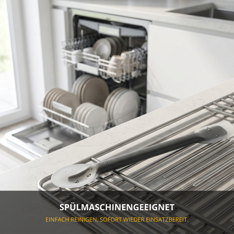 Thiru Restelöffel Slim – 3-teiliges Set zum restlosen Herauslösen aus Gläsern, Flaschen & Behältern, BPA-frei & spülmaschinengeeignet