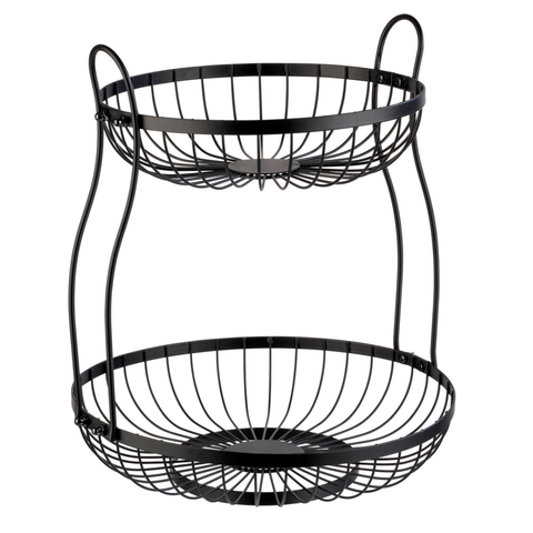 Drahtkörbe & Etageren – vielseitige Aufbewahrung & Präsentation für Obst, Brot & Gemüse – robust, lebensmittelecht