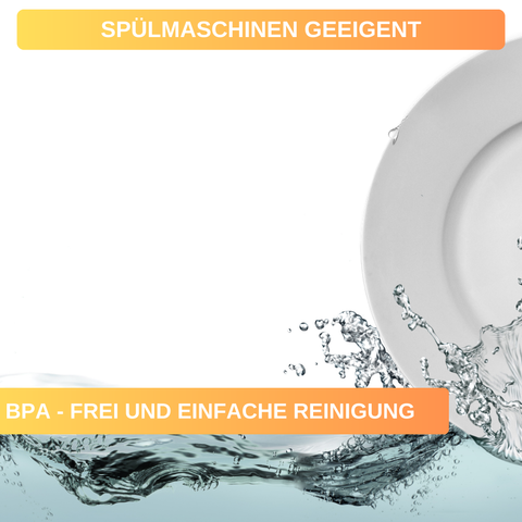 Einmachgläser - Gläser - 6 Gläser - Eckig - 190 ml - ø 58 mm