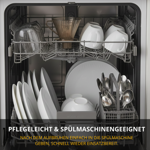 Thiru Permanent-Kaffeefilterhalter – Klar, für Filtergröße 4 – sicherer Halt auf Thermoskannen & Isolierflaschen