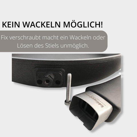 Lieblingspfanne Spiegeleipfanne - Pfannekuchen 26 cm – Liwanzenpfanne aus Aluminium-Guss, Antihaft-Beschichtung, Thermoboden 8–9 mm, wackelfreier Griff – für Induktion, Gas, Elektro & Glaskeramik – handgegossen