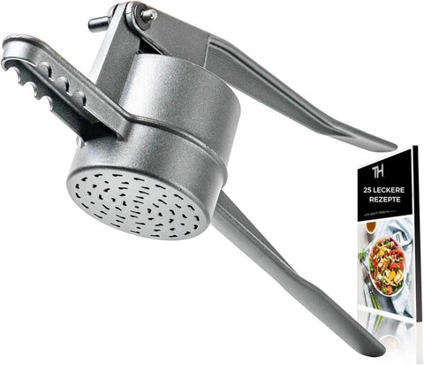 Thiru Spätzlepresse Premium inkl. GRATIS SCHAUMLÖFFEL - Ideal für Spätzle, Kartoffeln, Spagettieis, Säfte