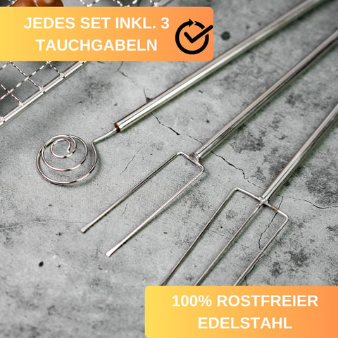 Thiru Pralinen-Set Basic 5-teilig – Abtropfgitter, Tauchgabeln & Formen für DIY-Pralinen