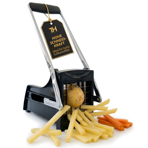 Thiru Premium Pommesschneider – Perfekte Pommes in Sekunden, extra starke Schneidkraft & sicherer Halt