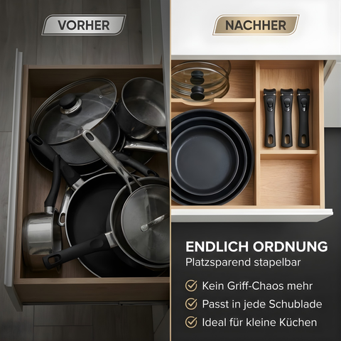 Lieblingspfanne Bratpfanne 24-28 cm Ø - flach oder hoher Rand - Für alle Herdarten & Induktion - PFAS-frei mit 4D Antihaft-Veredelung - für krosses Anbraten & Röstaromen - 100 Tage testen - inkl. E-Book