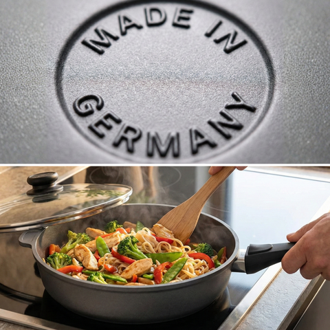 Lieblingspfanne Bundle– Teppanyaki Grillplatte & Bratpfanne für alle Herdarten