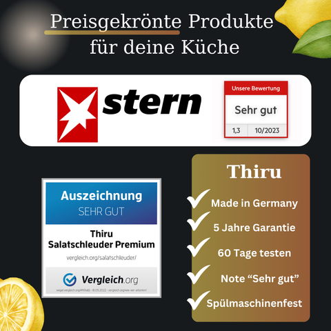Thiru Steinex Combi – Kirsch- & Pflaumenentsteiner, schnell & sauber, Black Edition