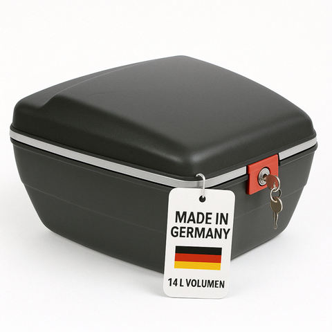 Touring-Tresor 14 L – abschließbarer Fahrradkoffer, wasserdicht, für Gepäckträger