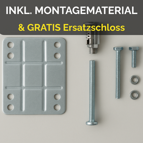 Touring-Tresor 14 L – abschließbarer Fahrradkoffer, wasserdicht, für Gepäckträger