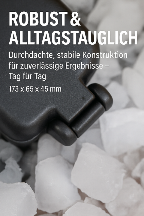 Thiru Eiszerkleinerer - Manueller Crushed Ice Maker für Eiswürfel, Slushy & Cocktails – Midnight Edition