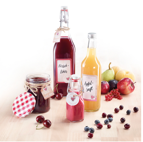 Thiru 8 Deckelklammern – Federstahl-Klammern für Weck-Gläser zum sicheren Einkochen