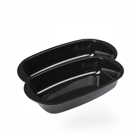 Brotbackform Emaille 35 cm – kratz- & säurefest, hitzebeständig bis 400 °C, inkl. Gratis Kuchenauslöser