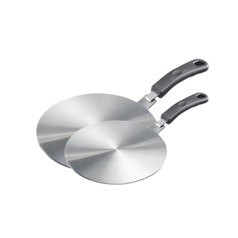 Thiru Einzel-Induktionskochplatte Adapter für nicht-magnetische Töpfe und Pfannen mit abnehmbaren Griff