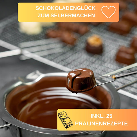 Thiru Pralinen-Set Basic 5-teilig – Abtropfgitter, Tauchgabeln & Formen für DIY-Pralinen