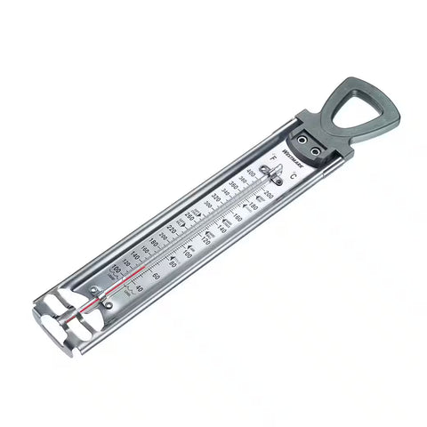 Thiru Kochthermometer – Zucker-Thermometer aus Edelstahl, 40-200 °C, quecksilberfrei