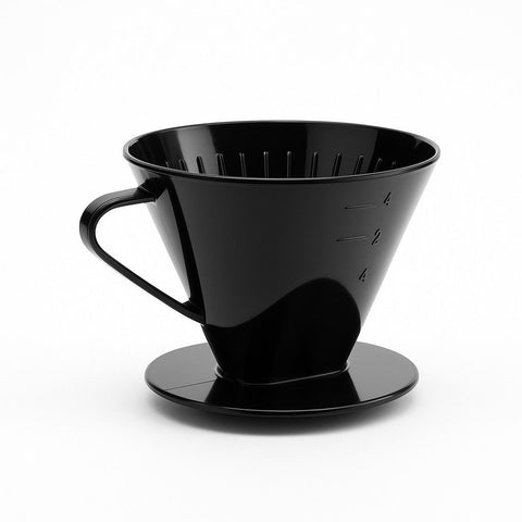 Thiru Kaffeefilterhalter– Handfilter für Papierfilter Größe 4, für Tassen & Kannen