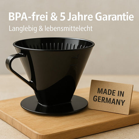 Thiru Kaffeefilterhalter– Handfilter für Papierfilter Größe 4, für Tas